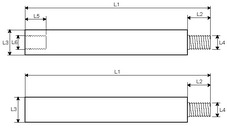 Molybdenum electrode material