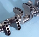 Tungsten alloy crankshaft